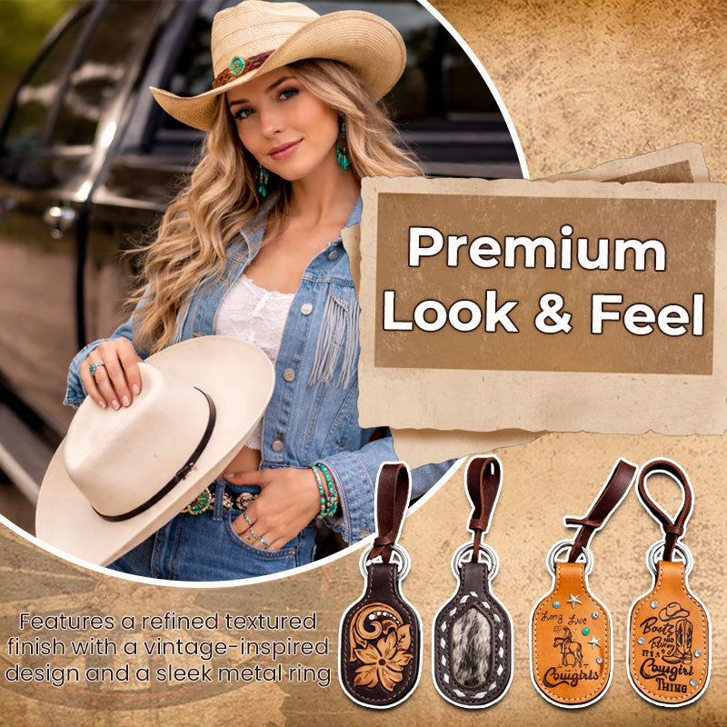 Magnetic Leather Hat Clip