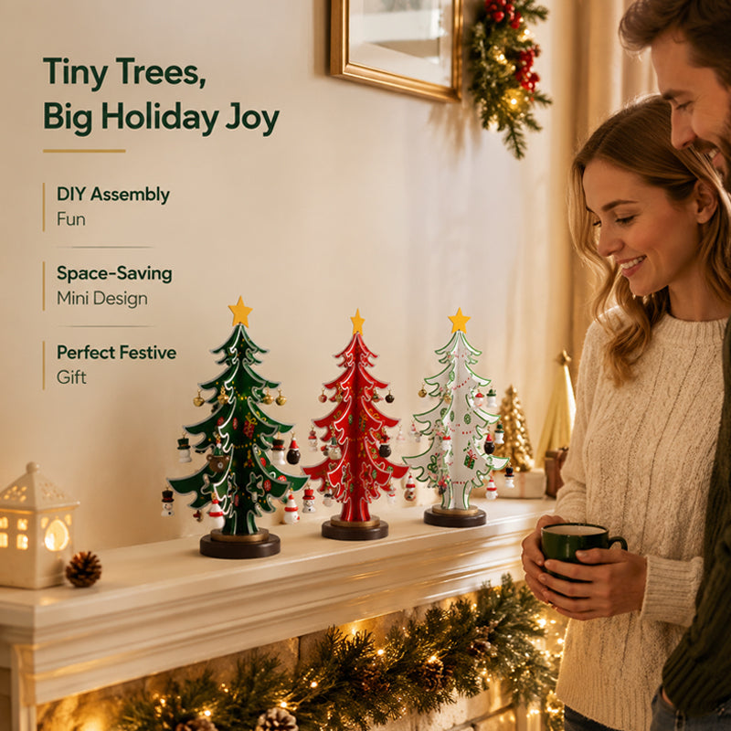 🎄 DIY Wooden Christmas Tree Ornament