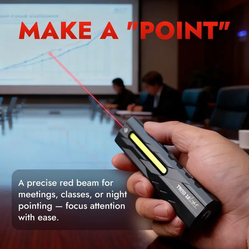 🔦 T9 PRO EDC Flashlight