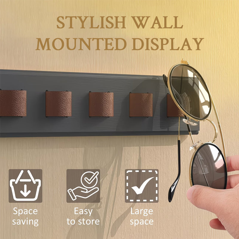 🕶️ Wooden Sunglasses Wall Holder