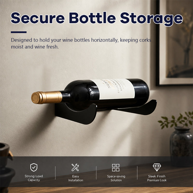 Wall-Mounted Wine Rack