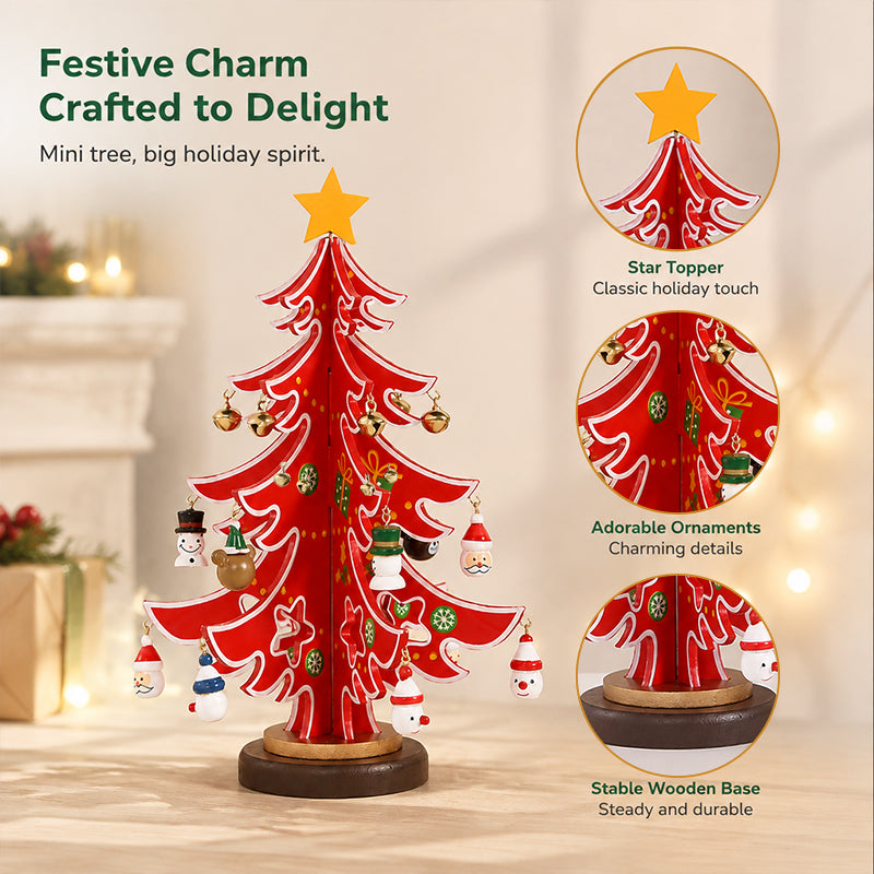 🎄 DIY Wooden Christmas Tree Ornament