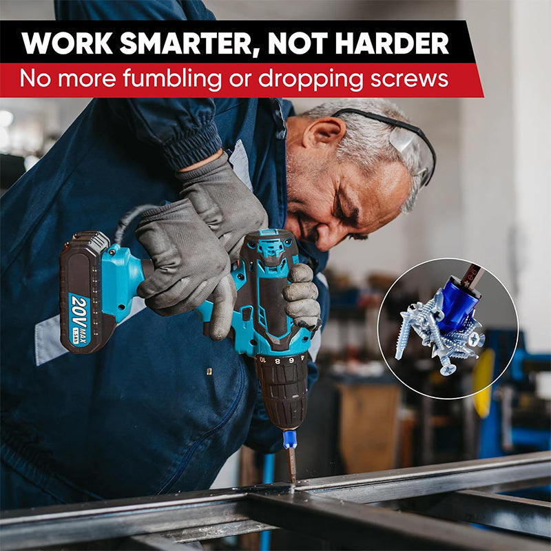 🧲 [Essential Tool] Aluminum Alloy Magnetic Screw Ring🛠️✨