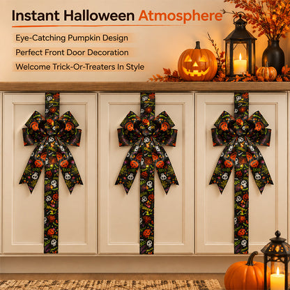 🎃Light-Up Halloween Cabinet Bows with Velcro