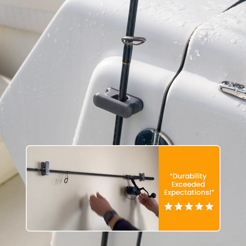 Wall Mounted Fishing Rod Holder