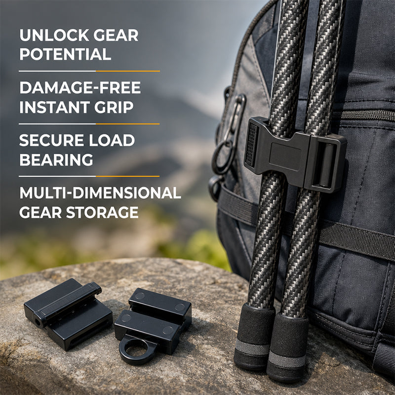 Backpack External Attachment Clip