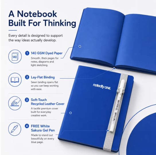 🎨 Not Your Ordinary Notebook – Think, Write & Create Differently