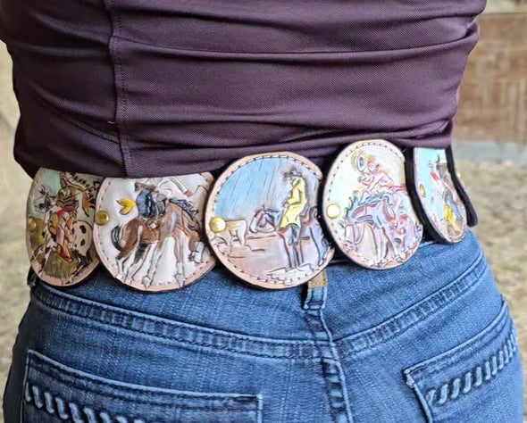 🔥LAST DAY SALE -- 🤠Charles Russell–Inspired Genuine Leather Belt