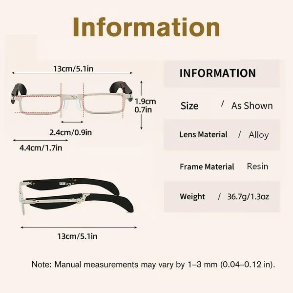 🏆LAST DAY SALE 49% OFF - Foldable Anti-Blue Light Reading Glasses with Case