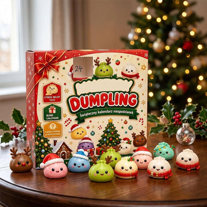 🎄 2026 Christmas Dumpling Squishy Advent Calendar – 24 Days of Squishy Surprises! 🥟🎁