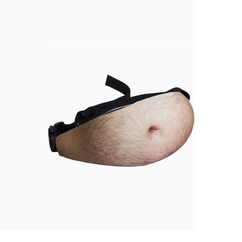 Funny Belly Bag – Realistic Big Belly Novelty Waist Bag