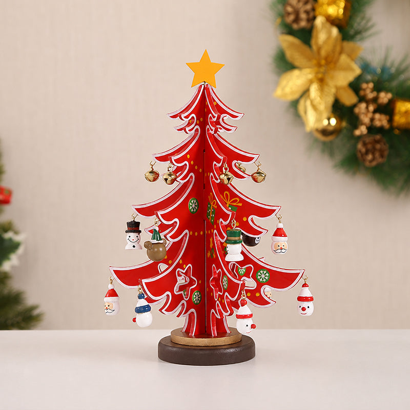 🎄 DIY Wooden Christmas Tree Ornament
