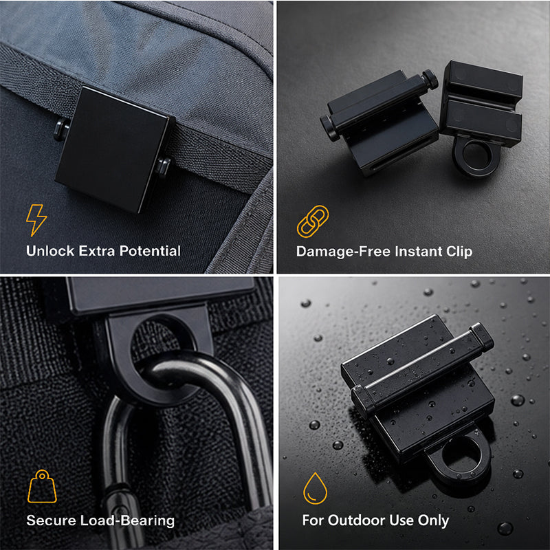 Backpack External Attachment Clip