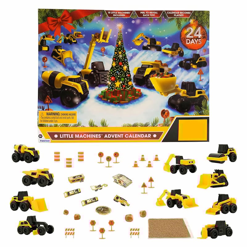 🔥LAST DAY 49% OFF🔥24 Days Christmas Countdown Calendar with Construction Truck