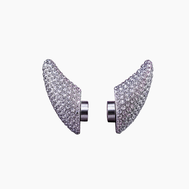 Rhinestone Wearable Magnetic Devil Horns