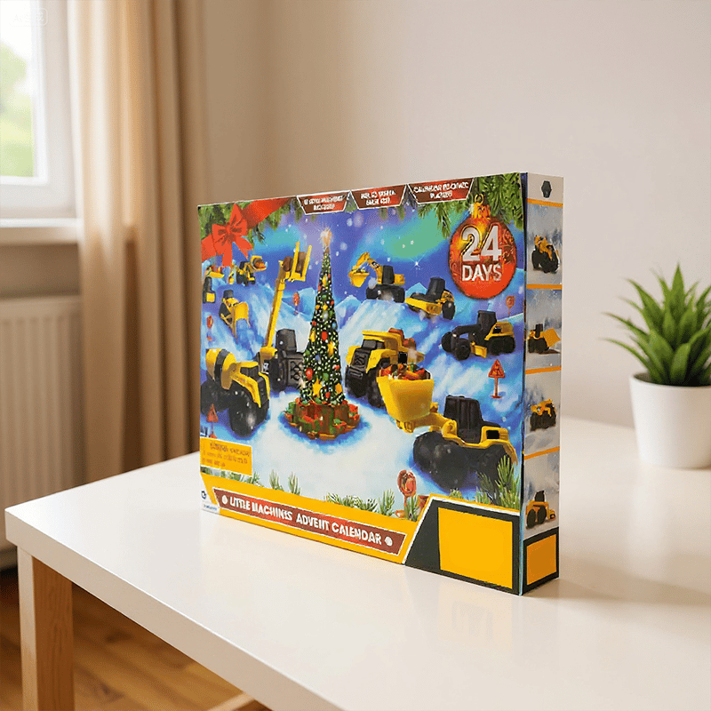 🔥LAST DAY 49% OFF🔥24 Days Christmas Countdown Calendar with Construction Truck