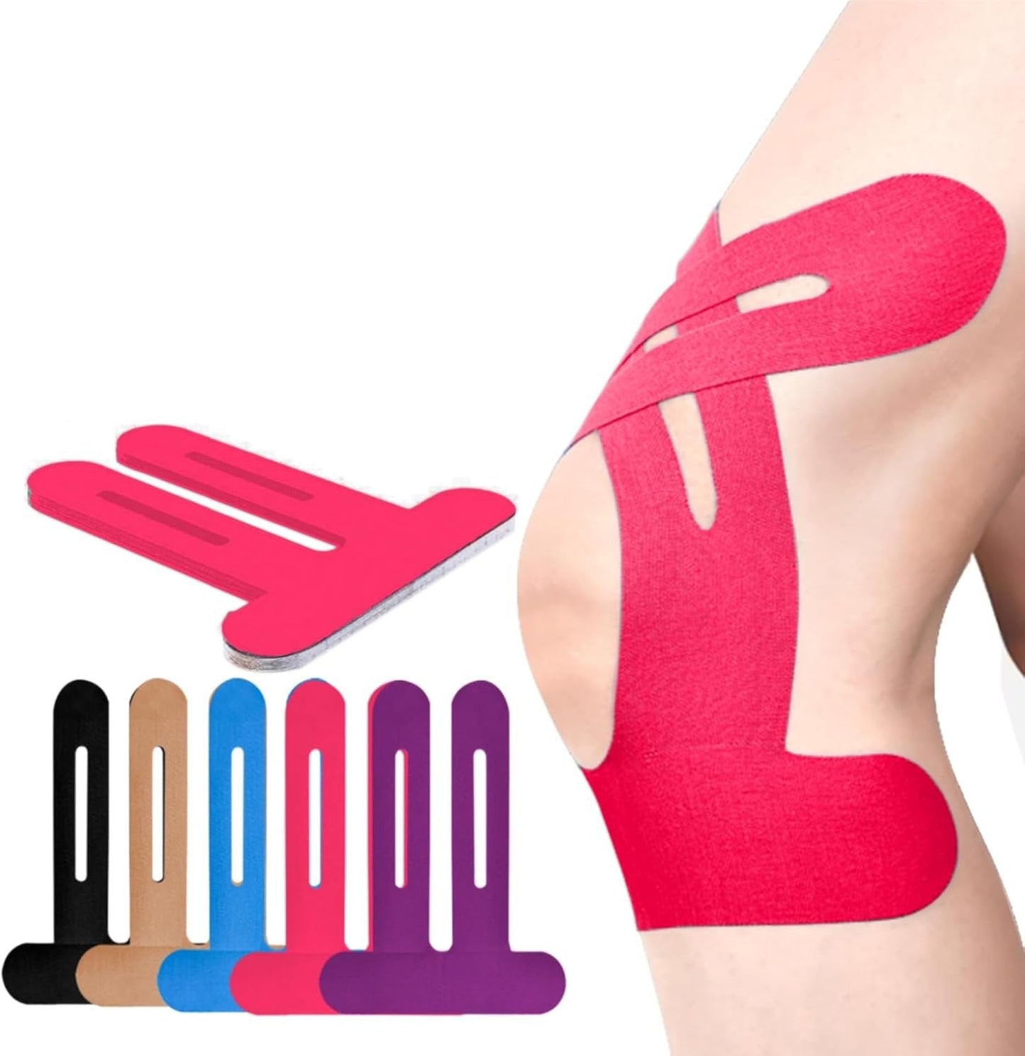 10 Pcs Precut Kinesiology Tape For Knees