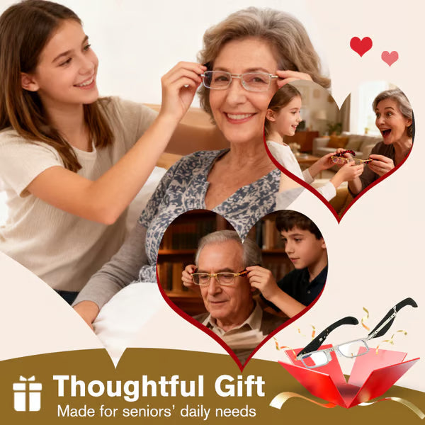 🏆LAST DAY SALE 49% OFF - Foldable Anti-Blue Light Reading Glasses with Case