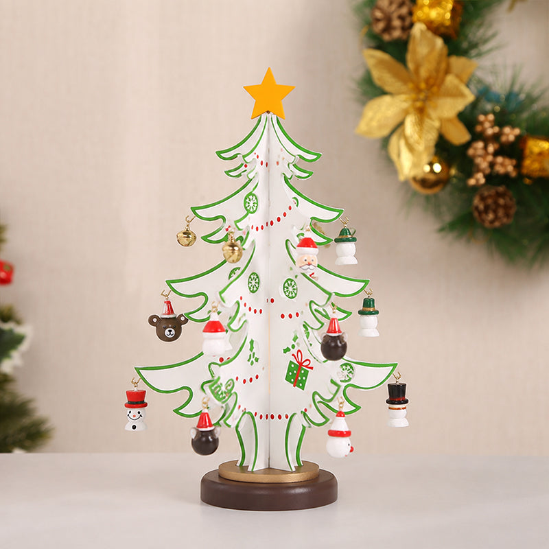 🎄 DIY Wooden Christmas Tree Ornament