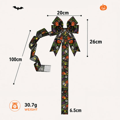🎃Light-Up Halloween Cabinet Bows with Velcro