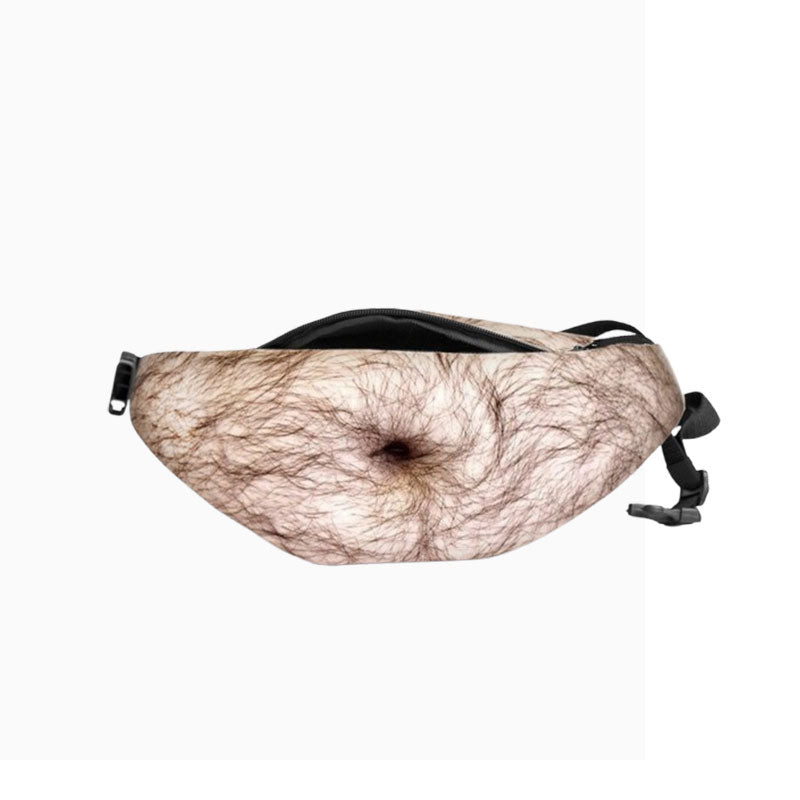 Funny Belly Bag – Realistic Big Belly Novelty Waist Bag