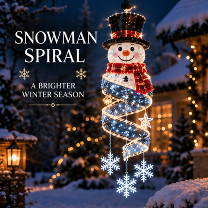 🎄 Christmas Magic Spiral™ Hanging LED Light Collection – 9 Festive Designs ✨