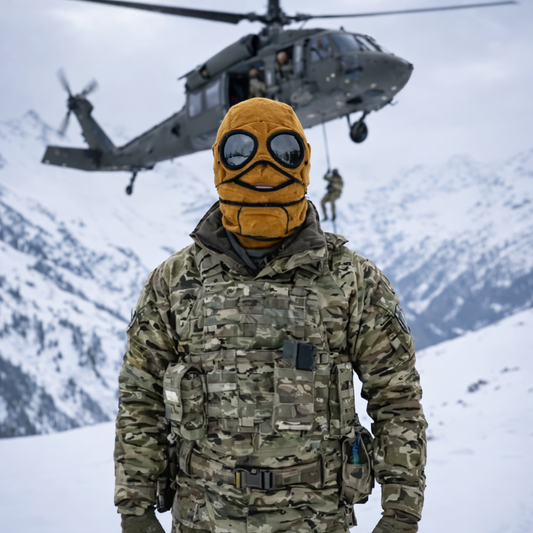 Windproof Winter Thermal Hat with Goggles