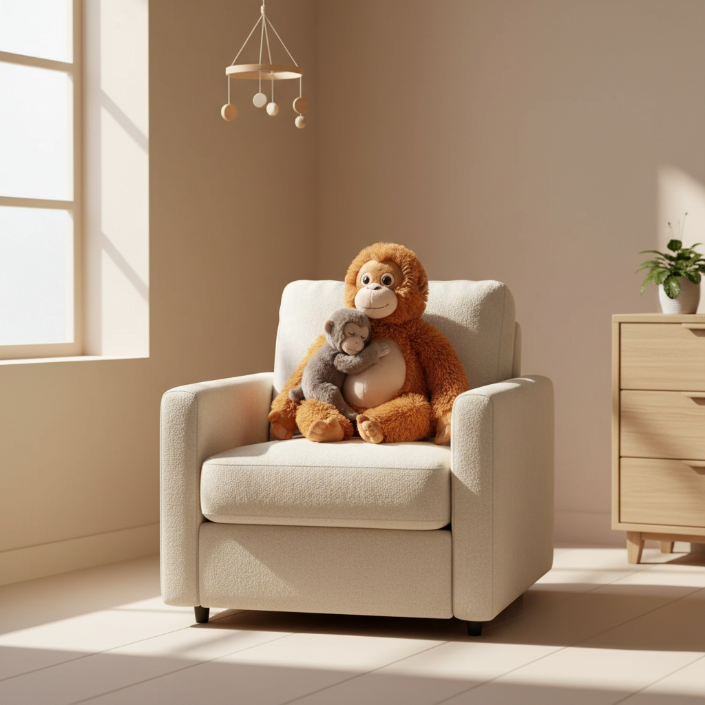 Mama Punch Monkey Plush Toy