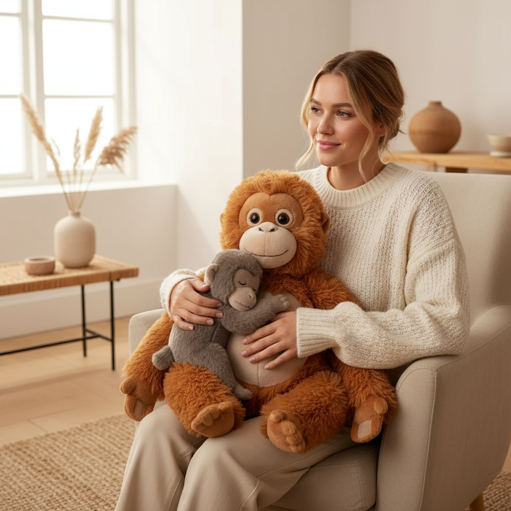 Mama Punch Monkey Plush Toy