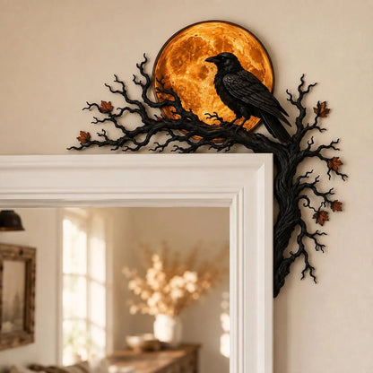 🐦‍⬛🌕 Raven Moon Halloween Corner Decor-49% OFF❗