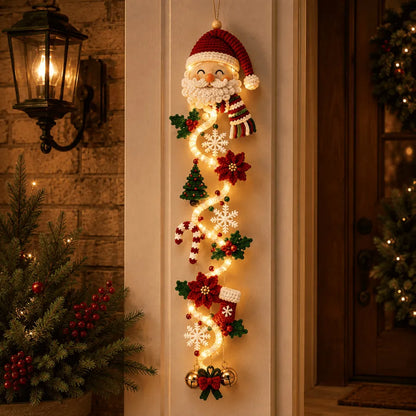 MerryCascade Glowing Christmas Door Hanger