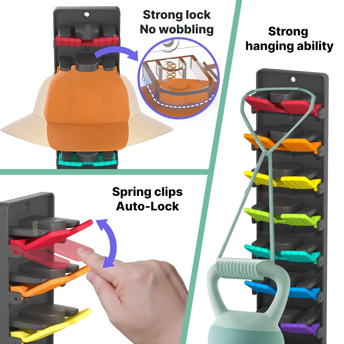 🔥Last Day 49% OFF - Hat Organizer for Baseball Caps