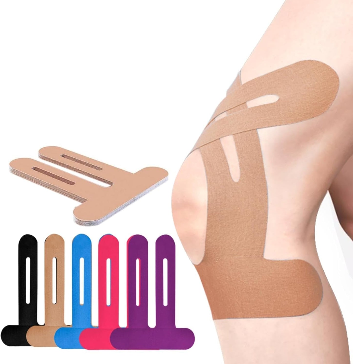 10 Pcs Precut Kinesiology Tape For Knees