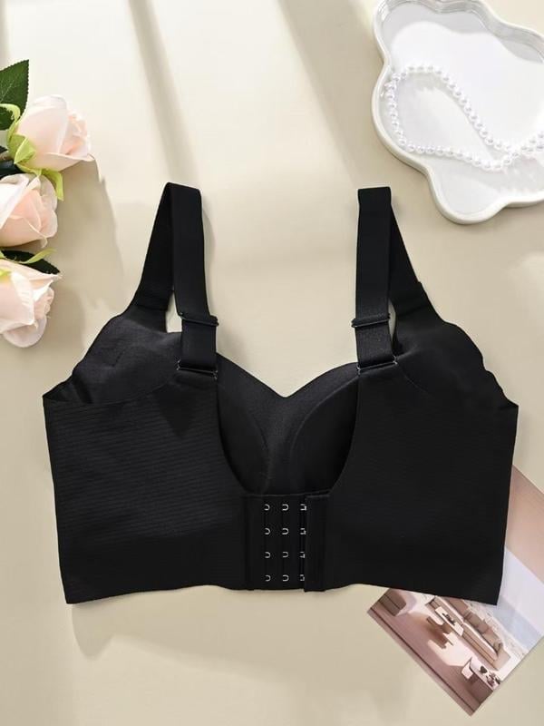 🎁Buy 1, get 3 packs🔥Ribbed knit bra with adjustable straps for women