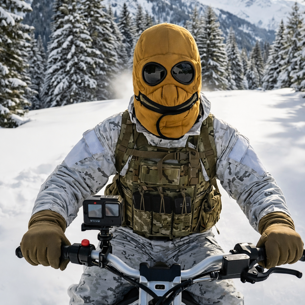 Windproof Winter Thermal Hat with Goggles