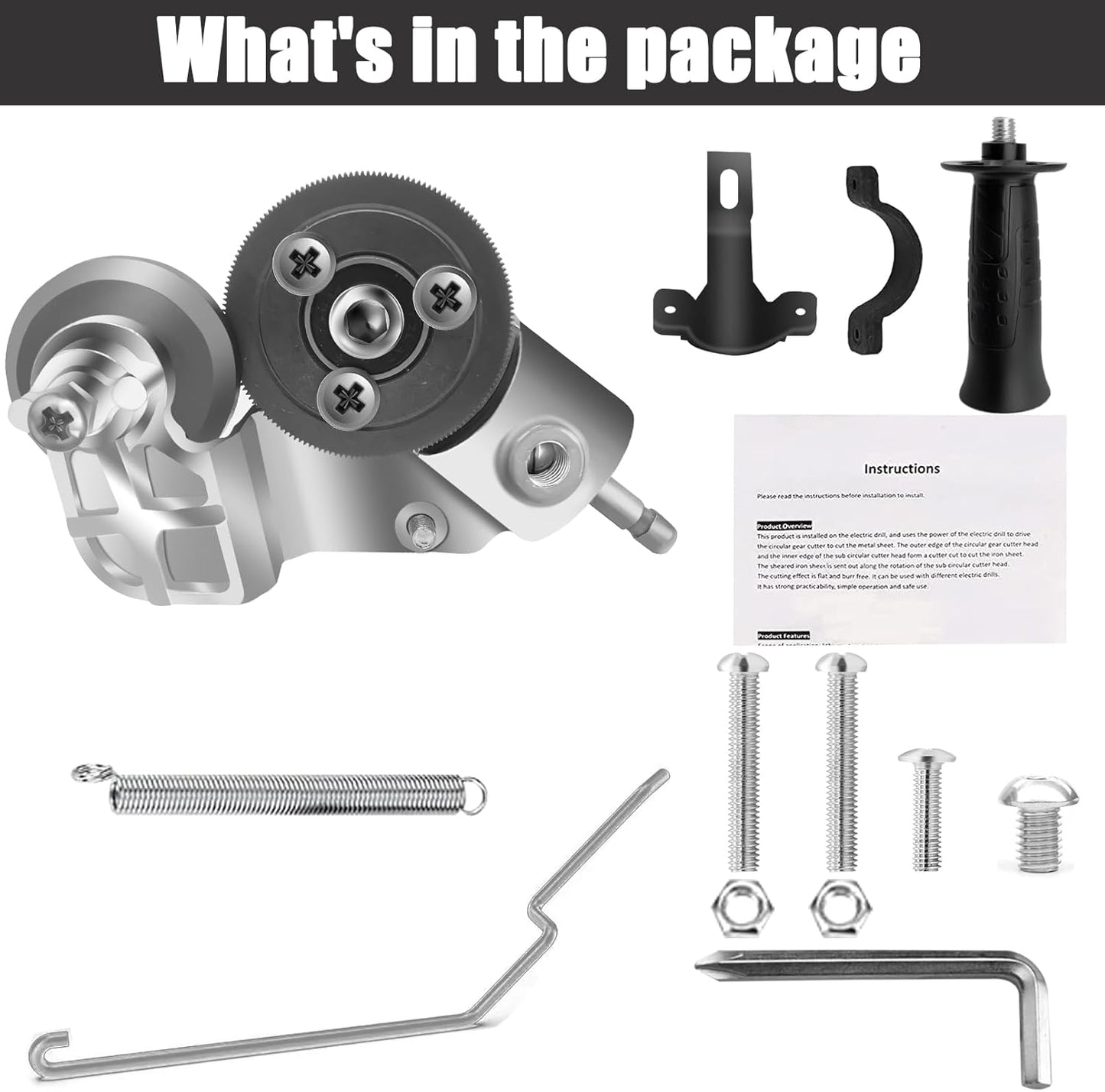 🔥Last Day 49% OFF - Sheet Metal Cutter Drill Attachment 🛠️