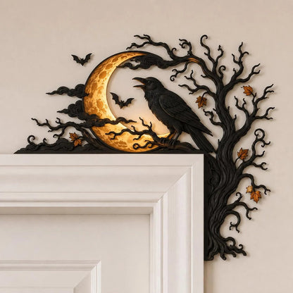 🐦‍⬛🌕 Raven Moon Halloween Corner Decor-49% OFF❗