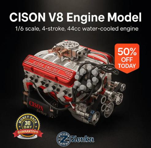 🔥 Model kits for small-block V8 OHV petrol engines