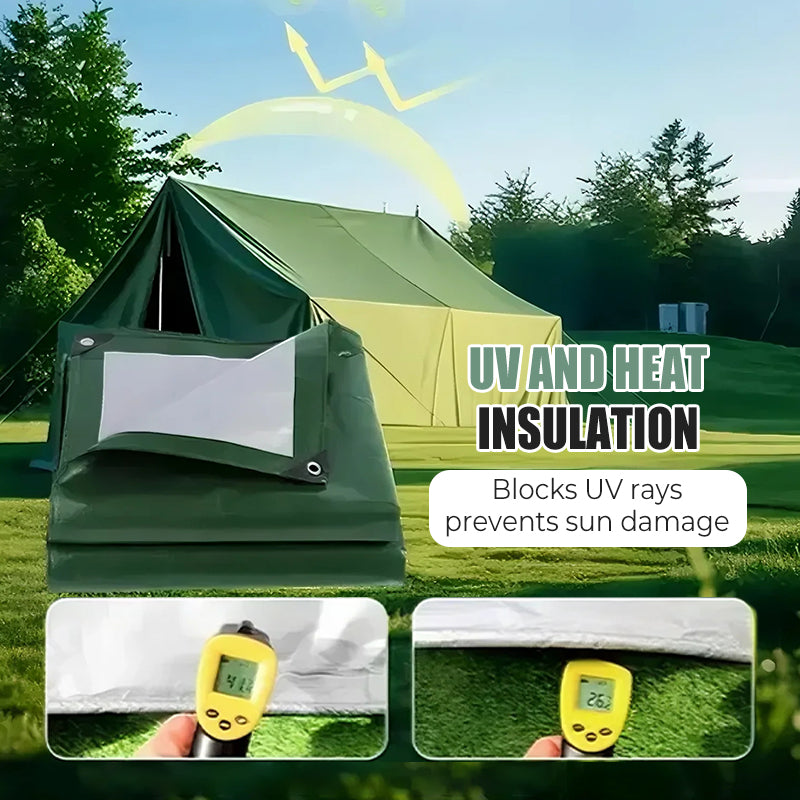 ⏰Heavy-Duty Waterproof Tarp with UV Protection